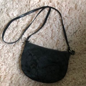 Black coach crossbody